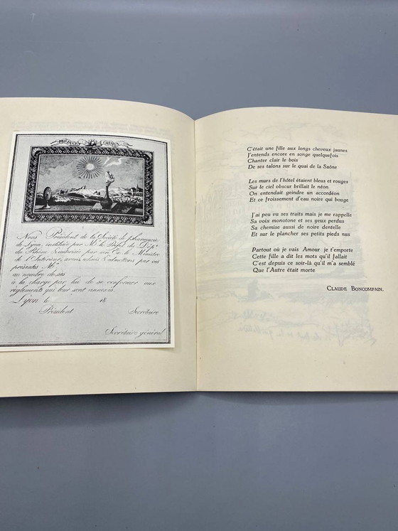 National Congress of Pharmacists of France – Illustrated Program – Lyon, 1951 – Coffee table books, Paper (photo 3 of 3)