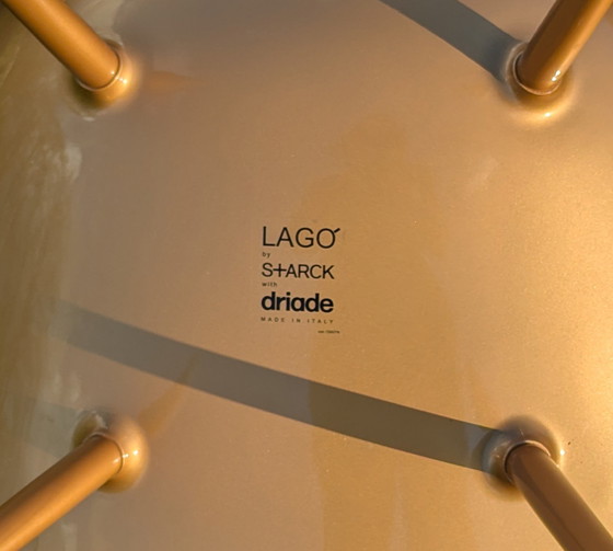 Image 1 of Goudkleurige Lago di Starck stoelen - set coordinato da 6