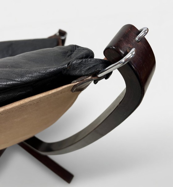 Image 1 of Chaise Falcon de Sigurd Ressel pour Vatne Møbler, Norvège, années 1970.