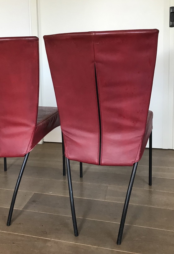6x Chaises Montis Modèle Spica – Chaises de salle à manger, Leather, Metal (photo 5 of 5)