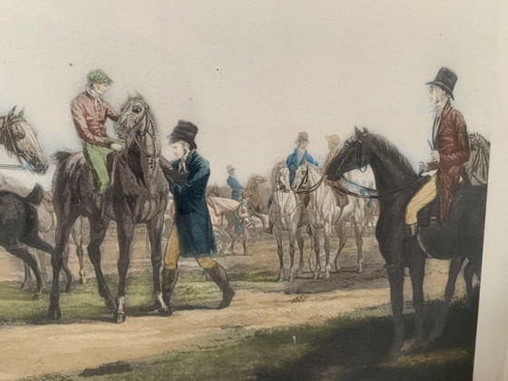Carle Vernet, Partenza di sette cavalli, Incisione, Fine 1800 – Litografie e stampe (photo 14 of 15)