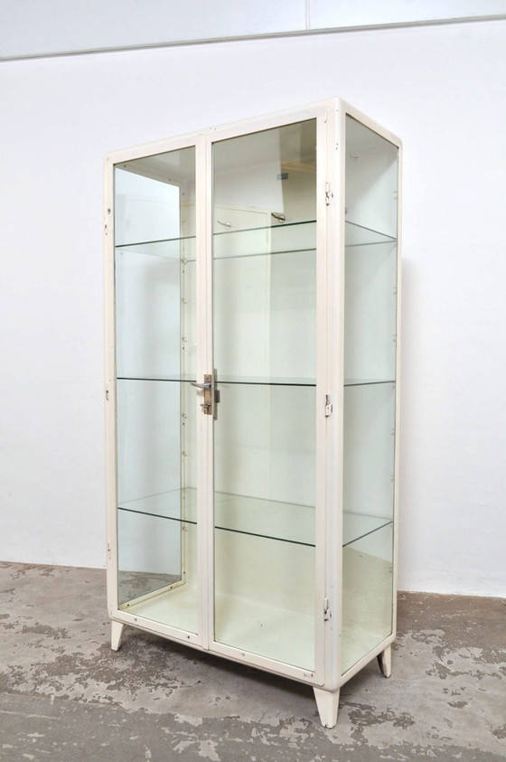 Image 1 of Vintage apothecary cabinet / display cabinet, 1968