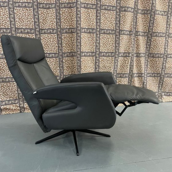 Image 1 of Relaxfauteuil leer antracietkleur