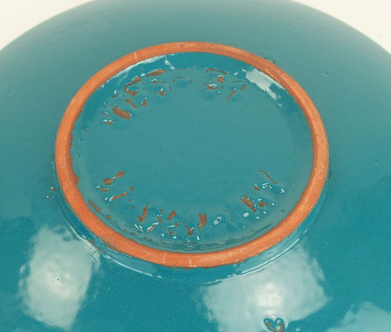 Image 1 of grande ciotola carstens piatto decorato ankara smalto grigio e marrone no. 1075-31 ceramica metà secolo 1960 wgp