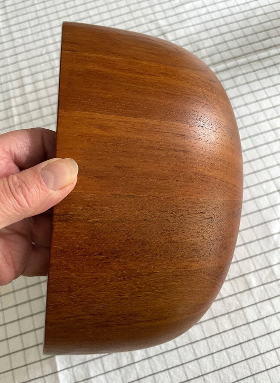 Ciotola XXL in Teak Mid Century Nissen Bowl Anni '60 Vintage Scandi – Ciotole, Wood (photo 9 of 22)