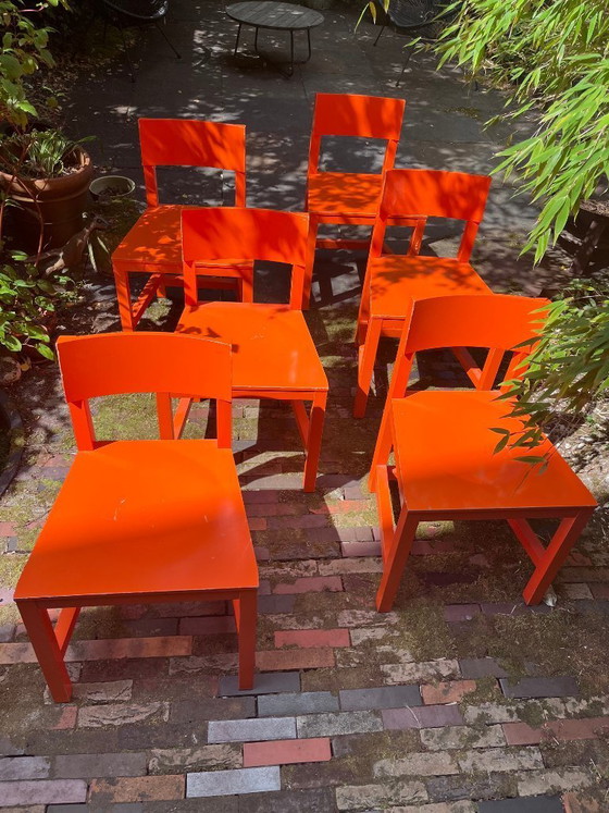 6 x Orange Shaker AVL from Moooi – Dining chairs, Wood (photo 15 of 15)