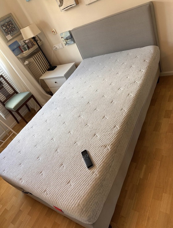 Treca Paris Designer Bed 100x200 cm | Electrically Adjustable, Tréca Paris, Single beds, Textile, Grey (photo 9 of 10)