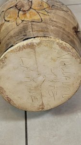 Image 1 of La Roue Keramische Vaas Frankrijk Vallauris 1975 Vintage