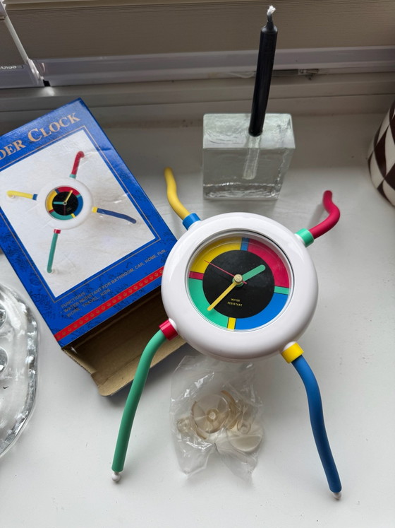 Orologio Vintage Spider Anni '80 – Stile Memphis – Scatola Originale – Plastica (photo 5 of 8)