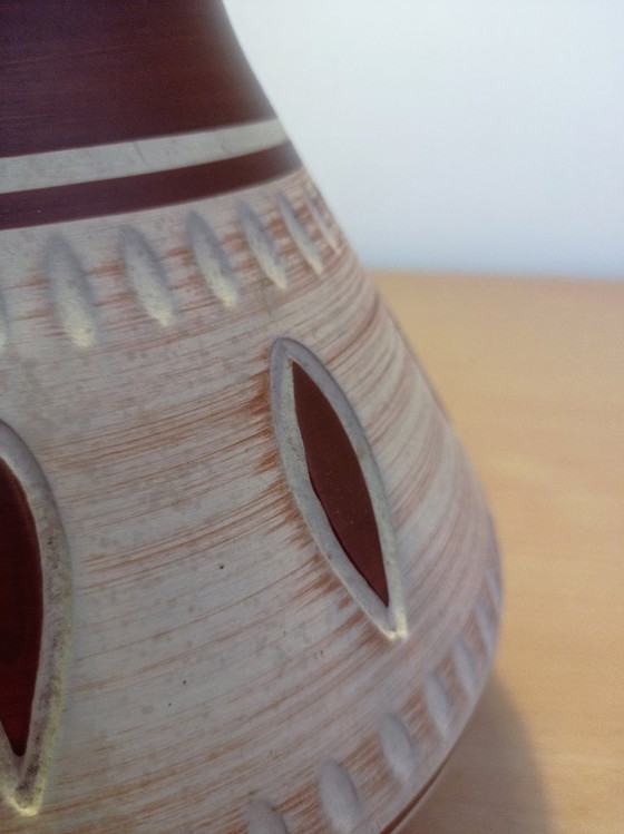 Image 1 of Vintage Sawa Keramik West-Germany vase - 1950s - Sgraffito