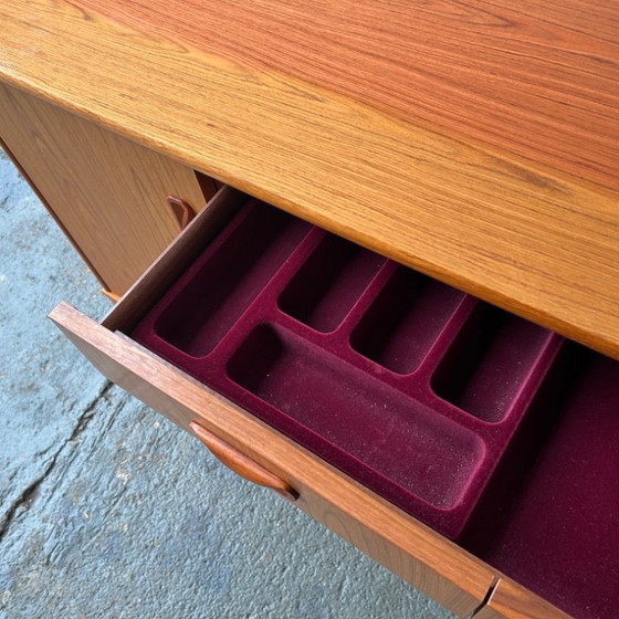 Image 1 of Rare buffet G Plan Fresco en teck, style Mid-Century des années 1960/70, par V B Wilkins