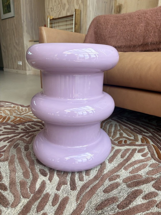 Kartell Pilastro Side table Lilac – Plastic (photo 4 of 8)