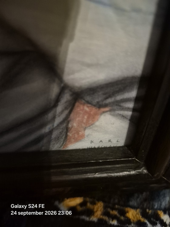 Karl Meersman – Gemälde & Zeichnungen, Paper (photo 7 of 8)