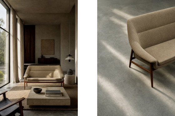 Zweisitzer-Sofa „Grace“ im skandinavischen Mid-Century-Stil mit braunem Stoffbezug von IKEA, Baujahr 1961 (photo 11 of 27)