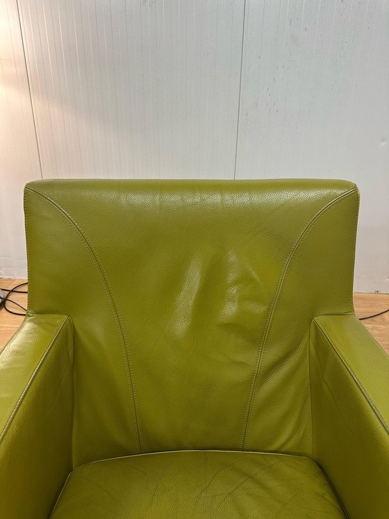 Image 1 of 2x Leolux Dolcinea Fauteuils Vert | Légèrement utilisé