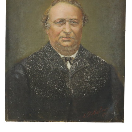 Image 1 of Antique Painting Man Portrait