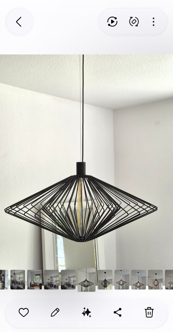 Wever & Ducré WIRO DIAMOND 2.0, Design Pendant lamp in Black, Metal (photo 5 of 5)