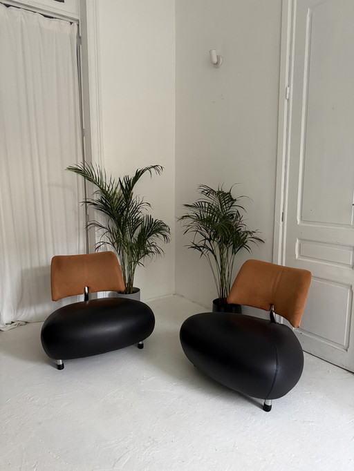 2 Designerstühle Leolux Pallone