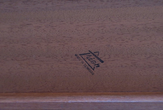 Image 1 of Tables basses et plateau métamorphiques en teck de Johannes Andersen pour Trioh, Danemark, années 1960