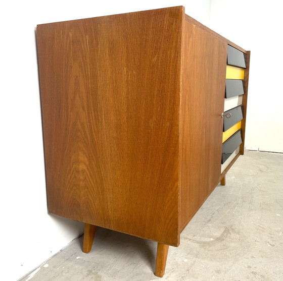 Image 1 of Sideboard U458 von Jiří Jiroutek mit farbigen Schubladen