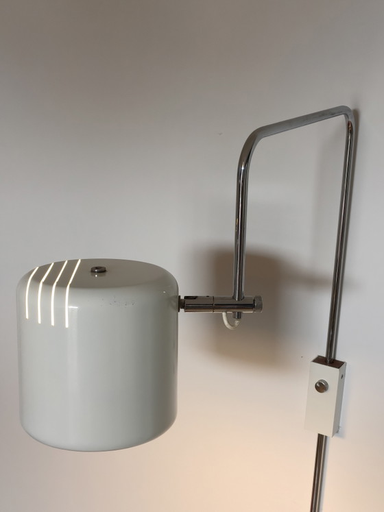 Image 1 of Herda mid century wandlamp, booglamp