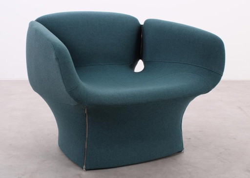 Fauteuil Moroso Bloomy bleu