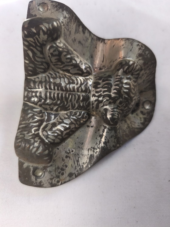 Image 1 of Complete lot of 4 antique designer chocolate molds