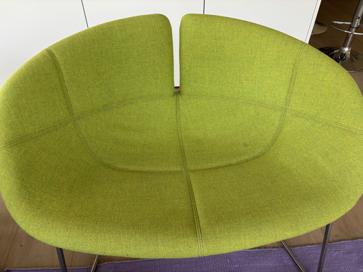 Moroso Fjord Fauteuils (3) Lime Green Stof