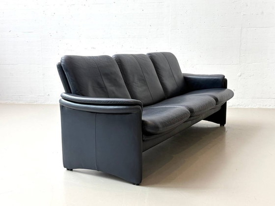 Image 1 of Canapé en cuir, modèle 3 places City par Erpo, années 1990