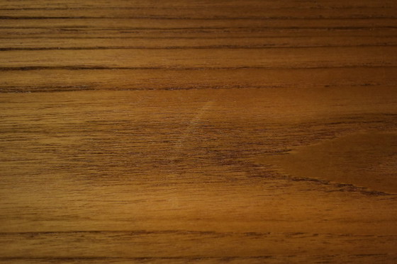 Image 1 of Scrivania vintage in teak stile scandinavo moderno di metà secolo con cassetti, anni '60