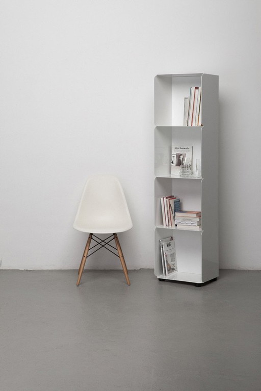 White Cabinet 160X40 Cm Design Nendo For Quodes - On Legs