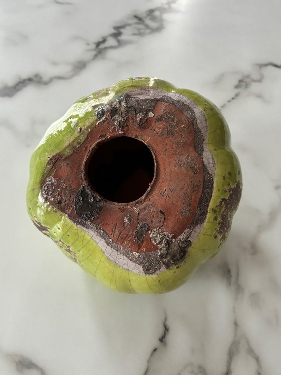 Image 1 of Small decorative ceramic pumpkin