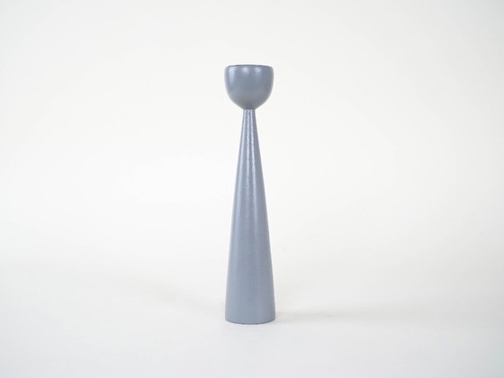 Image 1 of Candelabro gris, diseño danés, década de 1970, fabricado en Dinamarca.