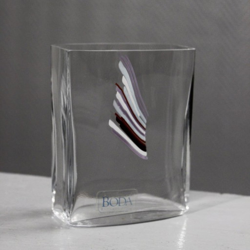 Bertil Vallien & Kosta Boda Vase, Rainbow-Serie, Schweden, 20. Jahrhundert
