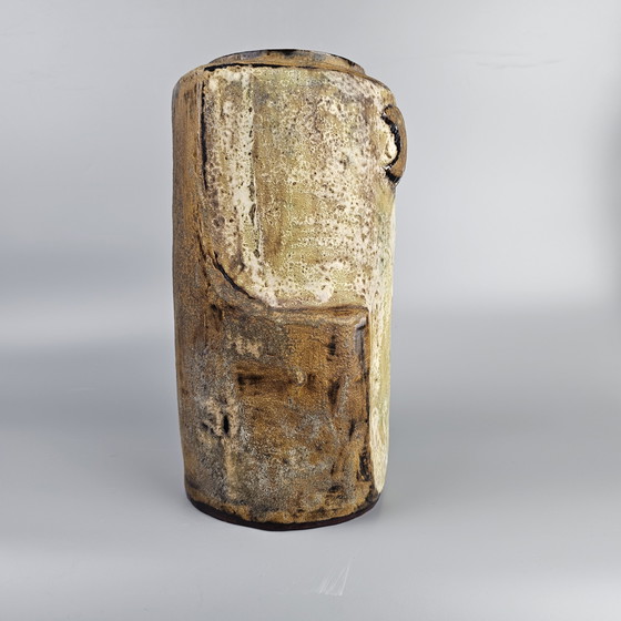 Image 1 of Zeldzame XL Vintage West-Duitse Vaas in de Vorm van een Uil, Gemaakt Door Helmut Schaffenacker. Vormnummer V 38.