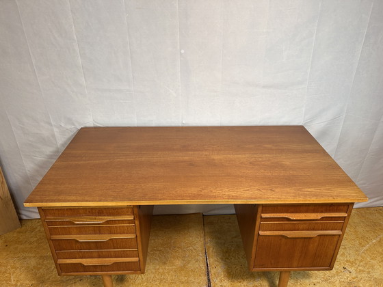 Image 1 of Mid-Century Retro Vintage Teak Desk – 1960s Danish Design  