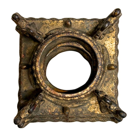 La Pieza de Michael Backman: Shikarakuta Nepalí de Bronce Dorado de Calidad Museo - Siglo XVII – Esculturas (photo 7 of 9)