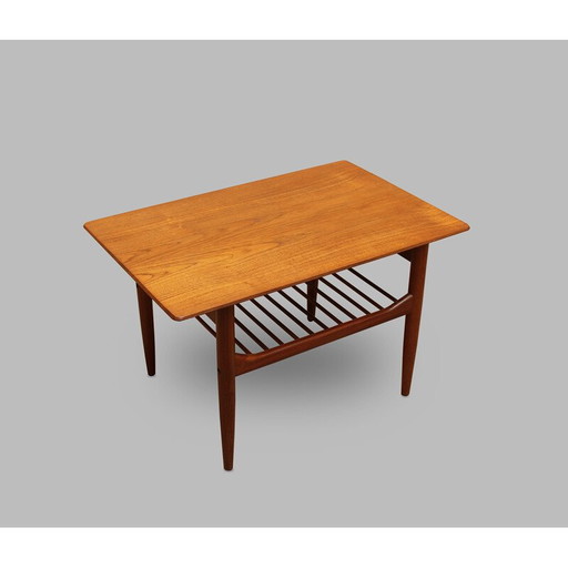 Table basse vintage en teck par Kofod Larsen pour Gomme, 1960