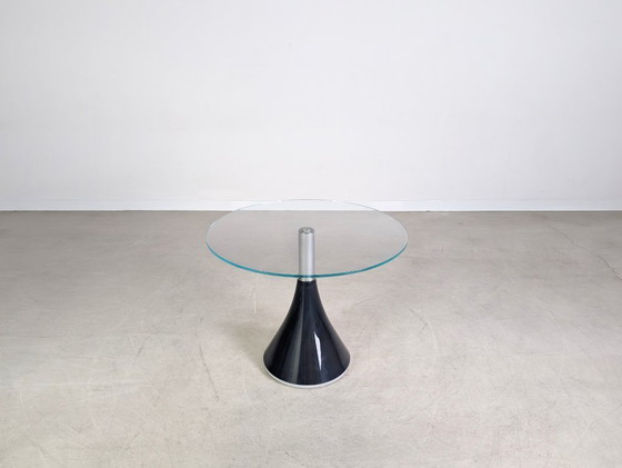 Image 1 of Tavolo da pranzo moderno in vetro originale Rolf Benz Design, rotondo