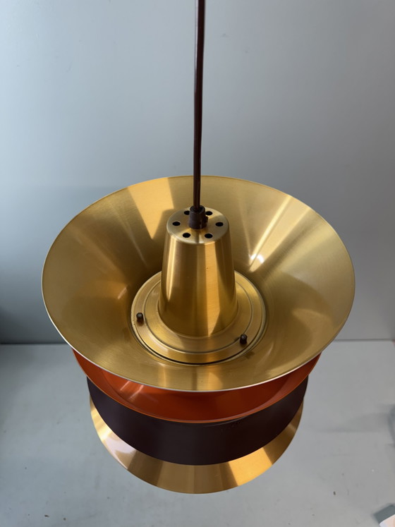 Prachtige Vintage Mid-Century Hanglamp Deens Design – Hanglampen, Metal (photo 11 of 15)