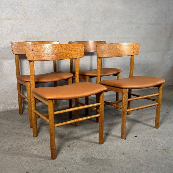 Image 1 of 4x Model 250 Eetkamerstoelen van Farstrup — Vintage deens