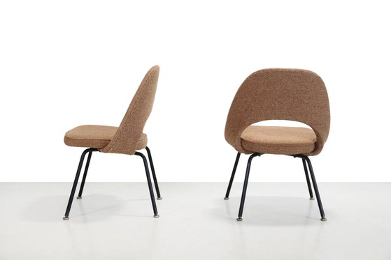 Vintage Eero Saarinen conference chairs model 72 for Knoll International – Dining chairs, Wool, Cotton (photo 4 of 5)