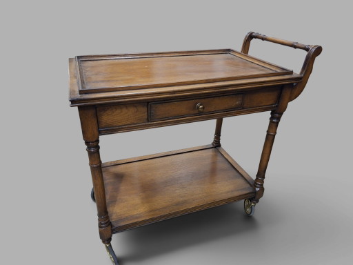 Carrito de bar clásico, mesa de vino, bar de whisky, medidas: 80x44cm y 70cm de alto.
