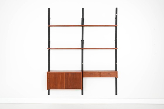 Image 1 of Teak shelving unit, Danish design, 1960s, production: Denmark