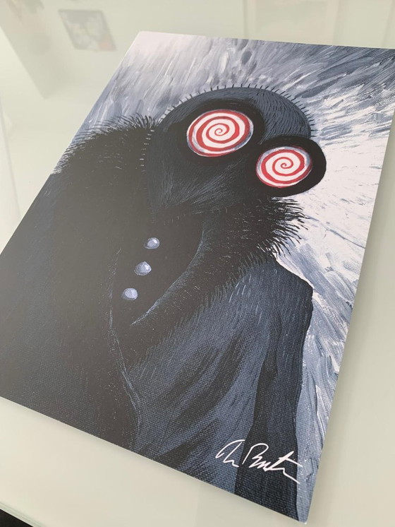 Image 1 of Tim Burton – Pass Delud Charlie – Official Signed Limited Edition Print – 20x30 cm