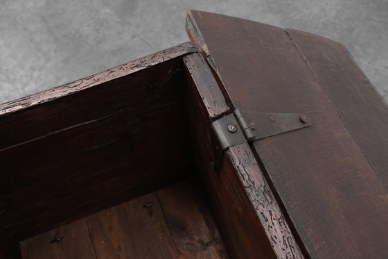 Image 1 of 16th Century Gothic Carved Oak Chest, France