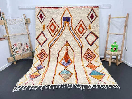 Image 1 of Marokkaans tapijt 300x200cm Boujad gepersonaliseerd: abstract Berber tapijt