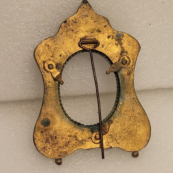 Image 1 of Cornice in micromosaico e bronzo, Italia, circa 1900