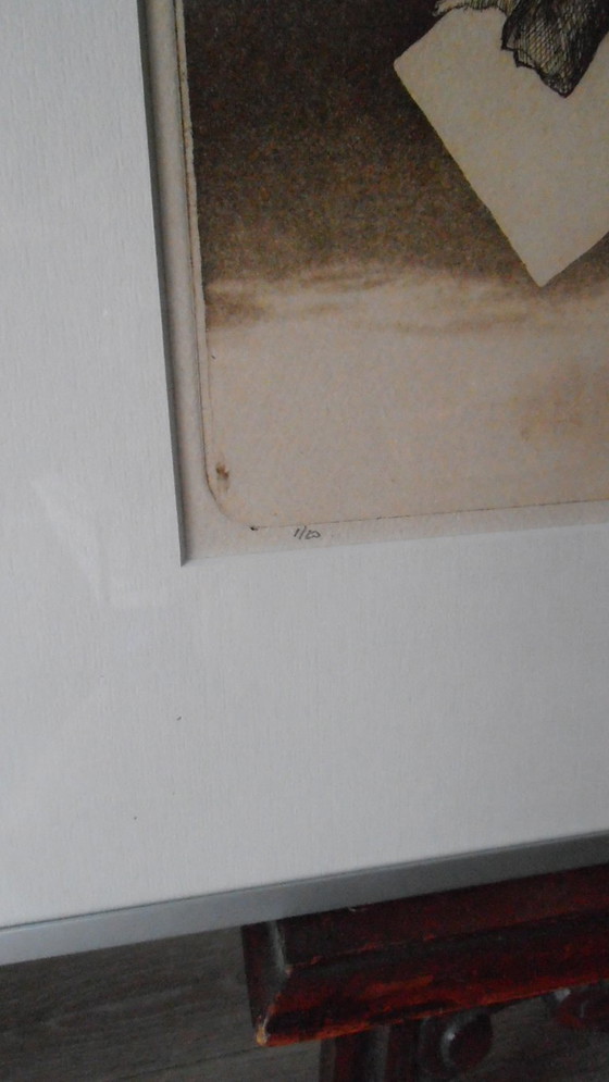 Image 1 of Dibujo original - Firmado b.r. - Edición 1/20.1984