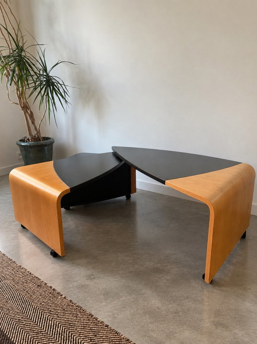 Mesa de centro Leolux Meropida Postmoderna de los años 90